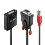 Adapteris - LINDY VGA į DVI-D Keitiklis, 1920x1200@60Hz, USB Maitinimas