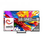 LG QNED93 evo AI, 85'', 4K UHD, QLED, Mini LED, juodas - Televizorius