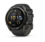 &bdquo;Garmin fenix 9 Pro&ldquo; i&scaron;manusis laikrodis, &bdquo;inReach&ldquo;, 51 mm, anglies pilkos spalvos DLC titano korpusas su juodu ir akmenukų pilkos spalvos silikoniniu dirželiu