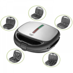 Adler | Sandwich maker | AD 3040 | Number of plates 5 | Multigrill | Number of pastry 2 | 1200 W | Ceramic coating | Black