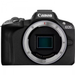 Canon | EOS R50 Mirrorless Camera Body (SIP) | Megapixel 24.2 MP | Image stabilizer | ISO sensitivity (max) 32000 | Display diagonal 2.95 " | Wi-Fi | Video recording | Automatic, manual | CMOS | Black