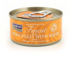 FISH4CATS Tuna fillet with squid - &scaron;lapias kačių maistas - 70g