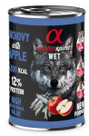 ALPHA SPIRIT WET Ančiuviai su obuoliu - drėgnas maistas &scaron;unims - 400g