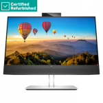 RENEW SILVER HP E24m G4 FHD Conferencing Monitor - 23.8" 1920x1080 FHD 300-nit 75Hz AG, IPS, USB-C(65W)/HDMI/DisplayPort Daisy-Chain, 4x USB-A, speakers, 5MP webcam, RJ-45 LAN, height adjustable/tilt/swivel/pivot, 1 years