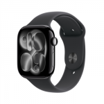 Apple Watch Series 11&nbsp;46mm&nbsp;Jet Black Aluminium Case with Black Sport Band