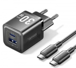 MOBILE CHARGER WALL USB +CABLE/30W 2P TZ-FEQB0-EU-01 VENTION