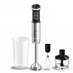 Cecotec Hand blender | Power Neutron 1100MAX Cream and Crush | Hand Blender | 1100 W | Number of speeds Adjustable | Turbo mode | Chopper | Black/Silver
