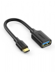 USB Kabelis - Ugreen 30701 USB 3.2 Gen 1 0.15m USB C į USB A Juodas