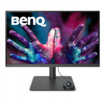 BenQ PD2705U LED dizainerio monitorius su garsiakalbiais ir IPS technologija | 27 colių | 3840x2160, 16:9 | Reakcijos laikas: 5ms (GtG) | Peržiūros kampas: 178&deg;/​178&deg; | Jungtys: HDMI, DisplayPort, USB-C, USB, Line-Out | Tilt, height-adjustable, pivot ...