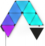 Nanoleaf Shapes - Ultra Black Triangles Starter Kit (9 &scaron;viesos)