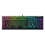 Razer BlackWidow V4 X Yellow Switch 6 Dedicated Macro Keys I Multi-Function Roller and Secondary Media Keys I Mechanical Gaming Keyboard Chroma RGB - Black