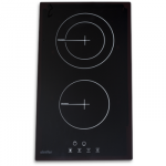 Simfer | Hob | H3.020.DEBSP | Vitroceramic | Number of burners/cooking zones 2 | Touch | Black