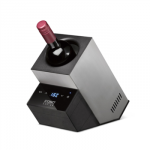 Caso | Wine Cooler | WineCase Deluxe Inox | Bottles capacity 1 | Black/Silver