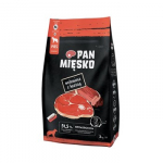 PAN MIĘSKO Beef with goat M - sausas maistas &scaron;unims - 3kg