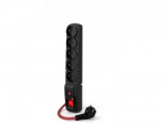 Surge protector F5 Power 16A (5 sockets) black