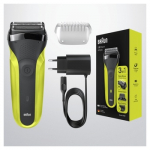 Braun | Shaver | 300BT | Operating time (max) 30 min | NiMH | Green