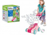 Bubbles power mower b/o pink
