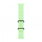 49mm Neon Green Ocean&nbsp;Band - Black Titanium Finish