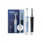 Oral-B Electric Toothbrushes | Vitality Pro Duo | Rechargeable | For adults | Number of brush heads included 2 | Number of teeth brushing modes 3 | Black/Blue White