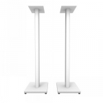 KANTO AUDIO 34" UNIVERSAL BOOKSHELF SPEAKER FLOOR STAND - WHITE (PAIR)