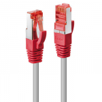 Tinklo Kabelis - LINDY CrossOver Cat.6 S/FTP Tinklo Kabelis, RJ45, M/M, 250MHz, 27AWG, 0.5 m, Pilkas