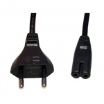 Cablexpert | Power cord (C7), VDE approved | Black | CEE 7/16 to C7