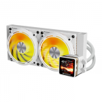 Au&scaron;inimo sistema - darkFlash DE240 vandens au&scaron;inimo sistema 315W TDP ARGB balta