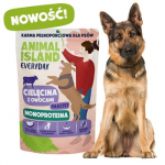 ANIMAL ISLAND Everyday Monoprotein Veal, Duck, Turkey - drėgnas ėdalas &scaron;unims - 9x300g