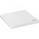 H.L Data Storage | Ultra Slim Portable DVD-Writer | GP60NW60 | Interface USB 2.0 | DVD&plusmn;R/RW | CD read speed 24 x | CD write speed 24 x | White | Desktop/Notebook