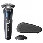 Philips Series 5000 wet and dry electric shaver S5885/35, SkinIQ, SteelPrecision blades, 360-D flexible heads, PowerAdapt Sensor
