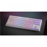 Genesis | THOR 404 TKL | Mechanical Gaming Keyboard | Wired | US | RGB | White | USB-A | Gateron Yellow Pro
