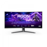 AOC Agon Pro AG346UCD 175Hz lenktas OLED GAMING monitorius su garsiakalbiais ir AMD FreeSync Premium technologija | 34 colių | UWQHD (3440x1440, 21:9, 110ppi) | Reakcijos laikas: 0.03ms (GtG) | 178&deg;/178&deg; | Jungtys: DisplayPort, HDMI, USB 3.0, 3.5mm | ...