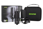 Shure SM4-K-KIT - kondensatorinis mikrofonas, i&scaron;ori&scaron;kai poliarizuotas, rankena, popfilteris, dėklas