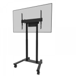 Neomounts Floor stand | FL55-875BL1 TV trolley | Adjustable Height | 55-100 " | Maximum weight (capacity) 110 kg | Black