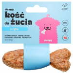 AZANKI Menkės kaulas su probiotikais Puppy žuvies formos &ndash; skanėstas &scaron;unims &ndash; 12 cm