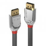 DisplayPort Kabelis - LINDY Cromo Line DisplayPort 1.2 Kabelis, M/M, 3 m, Pilkas