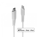 USB kabelis - LINDY USB Type C į Lightning Laidas, 2 m, Baltas