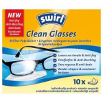 Swirl Clean Glasses, 10 vnt. - Akinių valymo servetėlės