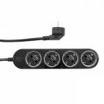 I&scaron;manioji maitinimo juosta &bdquo;Shelly Power Strip 4 Gen4 Black&ldquo;