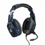 Trust GXT 488 Forze-B mėlynos ausis uždengiančios žaidimų ausinės su mikrofonu, skirtos PlayStation 4 (oficialiai licencijuotas produktas)