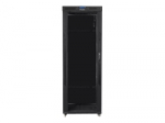 LANBERG free standing rack 19inch cabinet 42U 800x800 glass door LCD flat pack black
