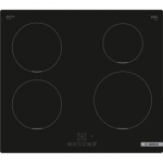 Bosch Serie 4 PUE611BB5D viryklė Juoda Įmontuoti 59.2 cm Indukcinė viryklė, padalyta į sritis 4 zone(s)