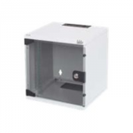 Digitus | Wall Mounting Cabinet | DN-10-06U-B | IP protection class: IP20; Front door: Glass door, single opening; Cabinet type: Wall mounting cabinet; Depth: 300 mm; Load capacity: 30 kg | Black