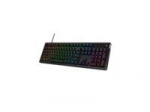 HyperX Alloy Rise hot-swappable gaming keyboard with dedicated media keys and a volume control wheel, RGB lighting and HyperX Red linear switches