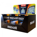 Maxell &scaron;arminės baterijos LR03 AAA, 4 vnt. pakuotė (30 blisterinių pakuočių / 120 vnt. baterijų)