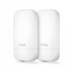 Outdoor Wireless Bridge Zyxel NWA55AXPTP AX2400 2.4GHz(1x1)/5GHz(2x2) PoE+ 1x1G IP55, Standalone/Nebula Cloud Managed, zasilacz w kpl., zestaw 2 szt, 5Ghz do 5 km