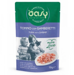 OASY More Love Tuna with shrimp - &scaron;lapias kačių maistas - 70g