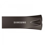 SAMSUNG BAR Plus USB flash drive Type-A 256GB 400 MB/s read 110 MB/s write resistant USB 3.1 Titan Gray with key ring