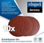 &Scaron;lifavimo diskų rinkinys CGP1200 &Oslash;180mm P40/80/120/180/240, Scheppach