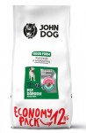 JOHN DOG Good Form Adult Chicken with beef - sausas maistas &scaron;unims - 12 kg